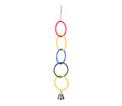 Olimpijski krugovi sa zvonom i lancem 5x 4.5 cm